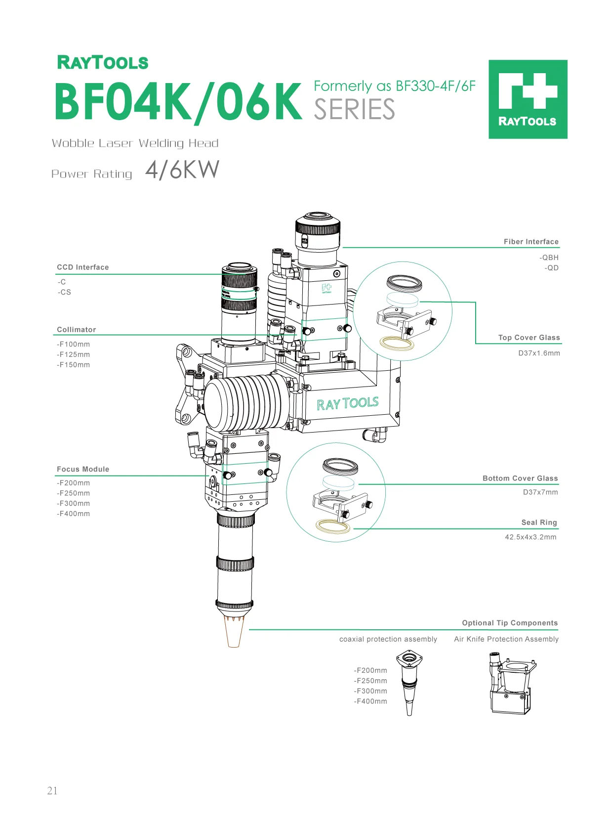 RayTools BF04K/BF06K Specifications and Features 2
