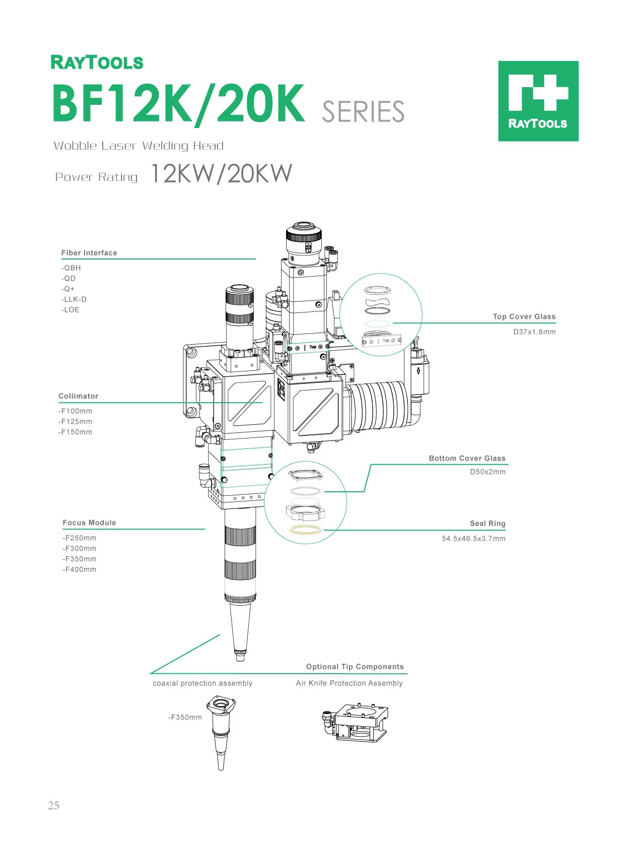 RayTools BF12K/BF20K Specifications and Features 2
