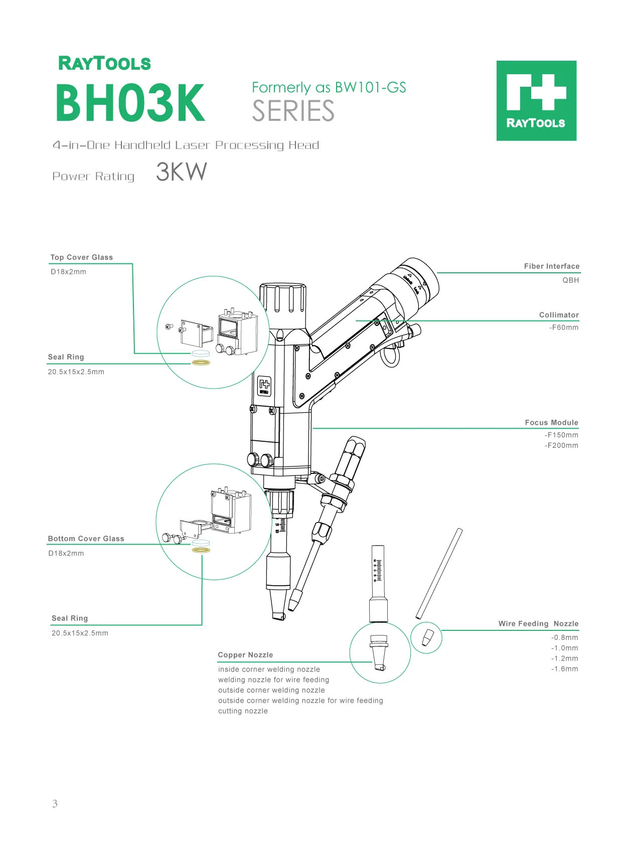 RayTools BH03K Specifications and Features 3
