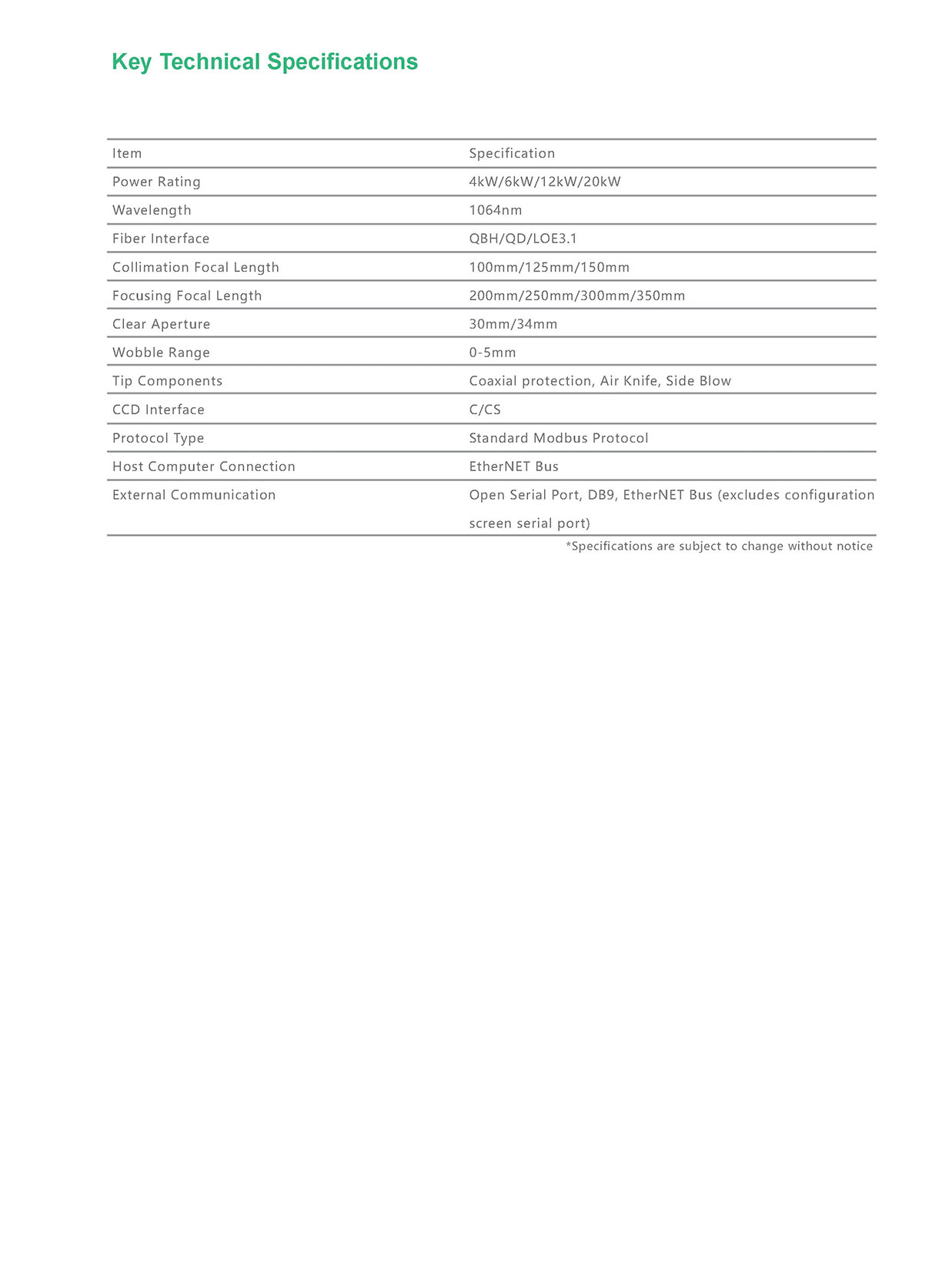 RayTools BSE200 Robot Welding Specifications and Features 3